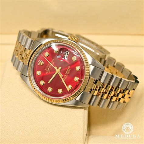 vintage red face rolex.